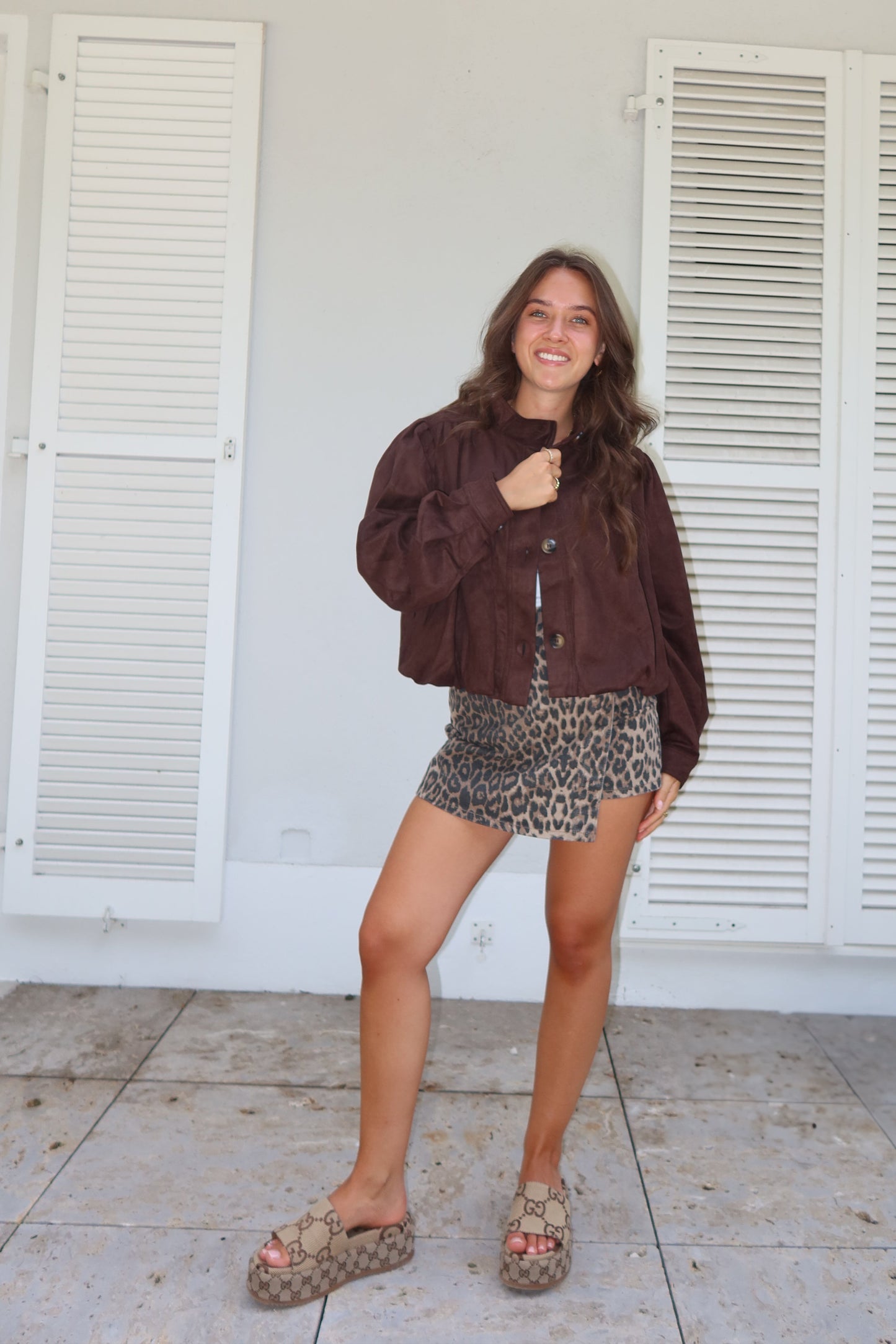 Wildleder Jacke "Miri"