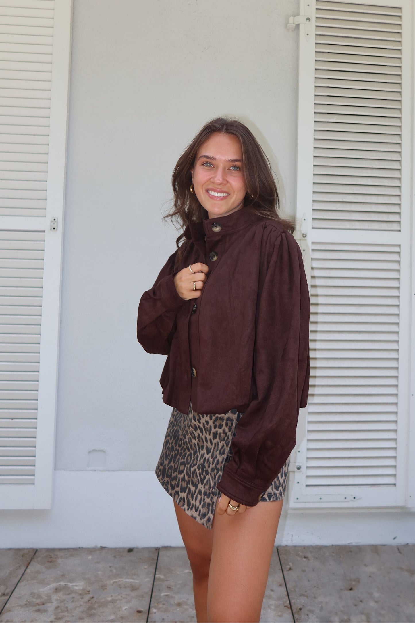 Wildleder Jacke "Miri"