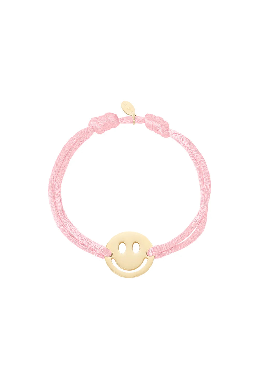 Armband Smiley big Rosa