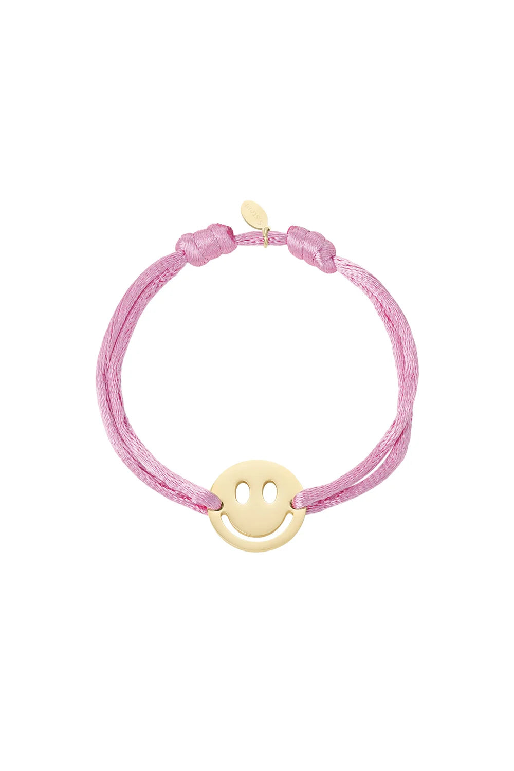 Armband Smiley big Lila