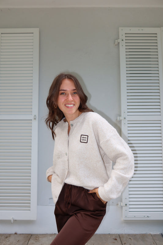 Cardigan Super Soft "Love"