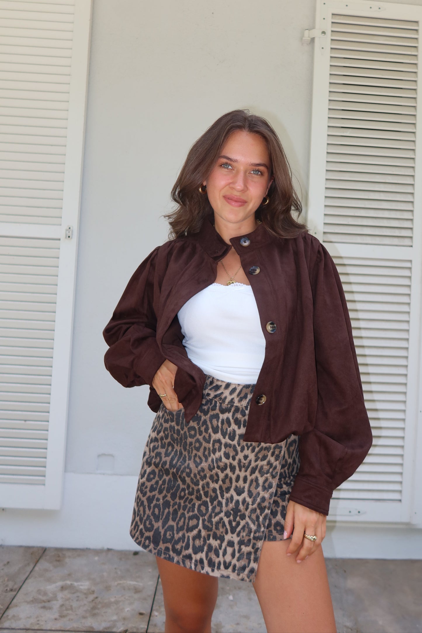 Wildleder Jacke "Miri"