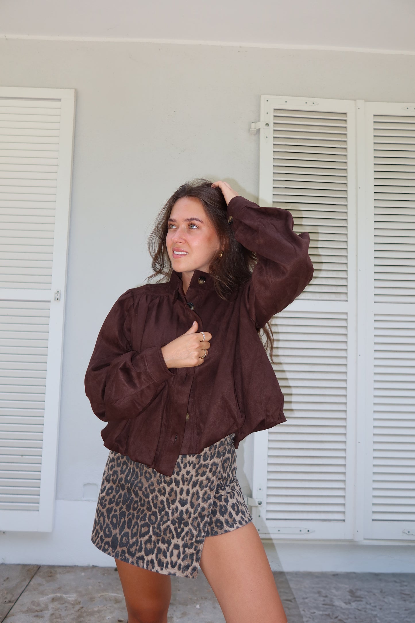 Wildleder Jacke "Miri"