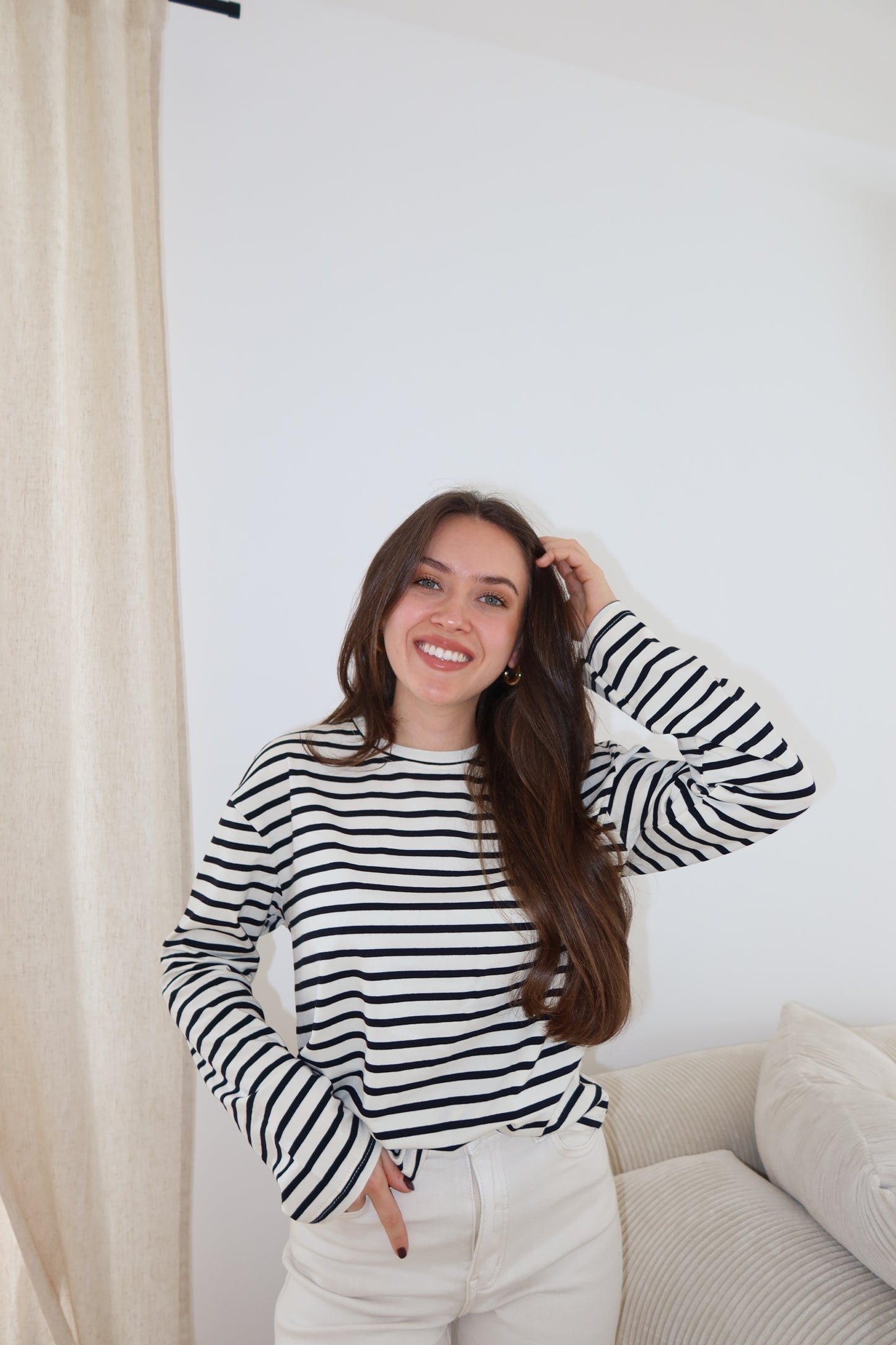 Stripe longsleeve • Black