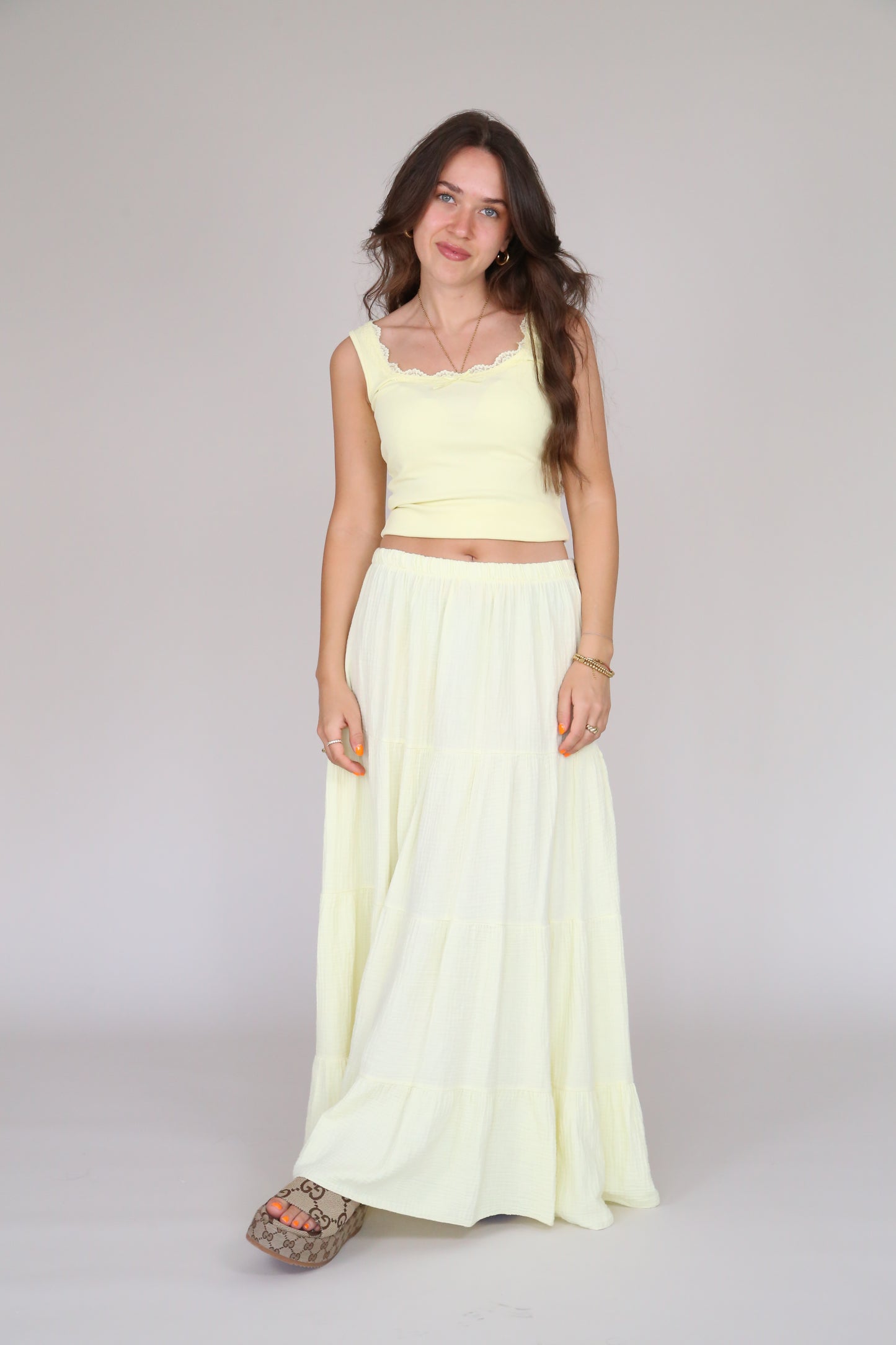 Musselin Maxirock "KaraLII"- Sale