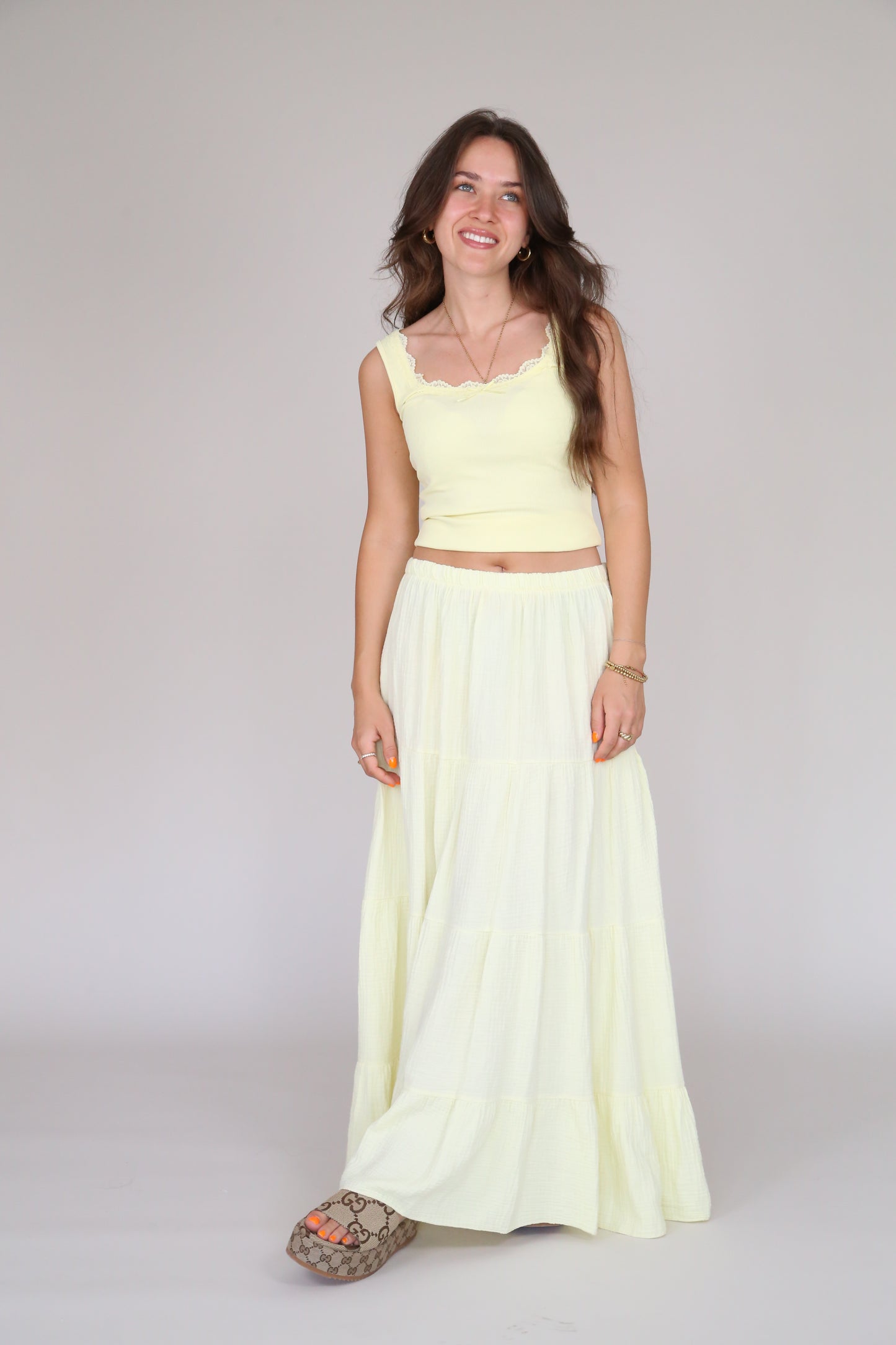 Musselin Maxirock "KaraLII"- Sale