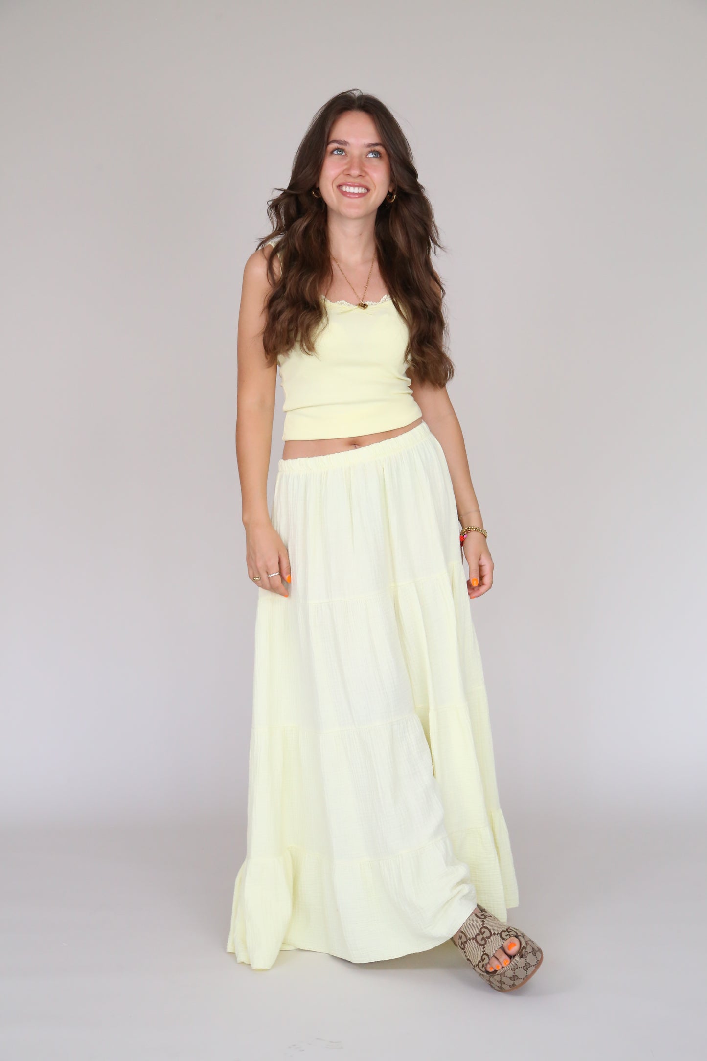 Musselin Maxirock "KaraLII"- Sale