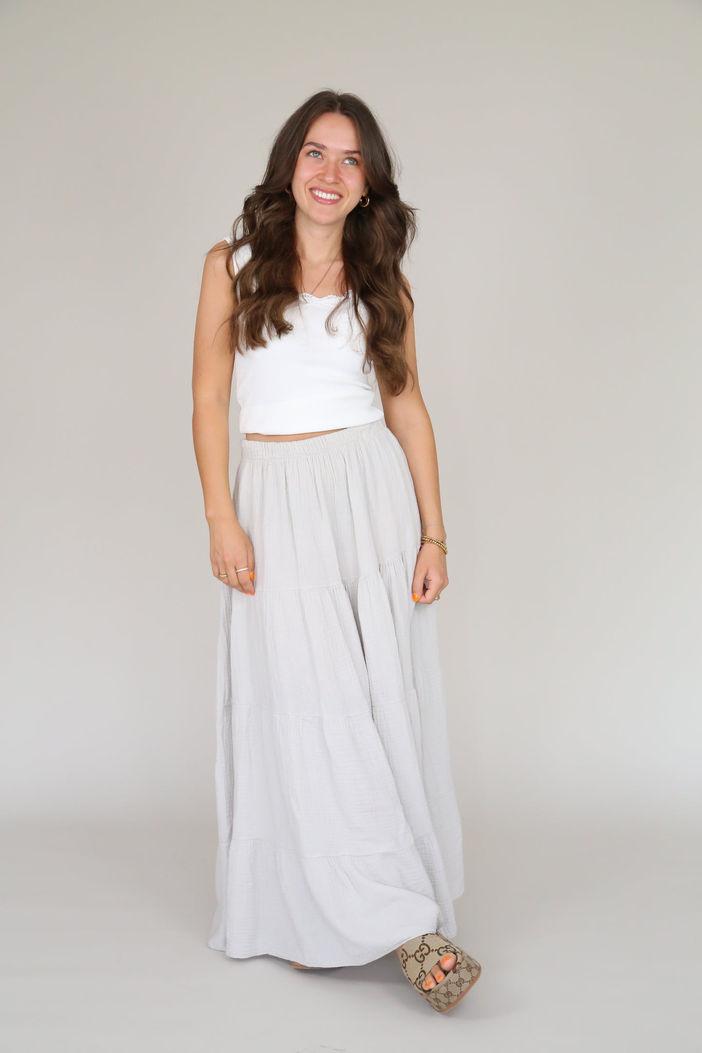 Musselin Maxirock "KaraLII"- Sale