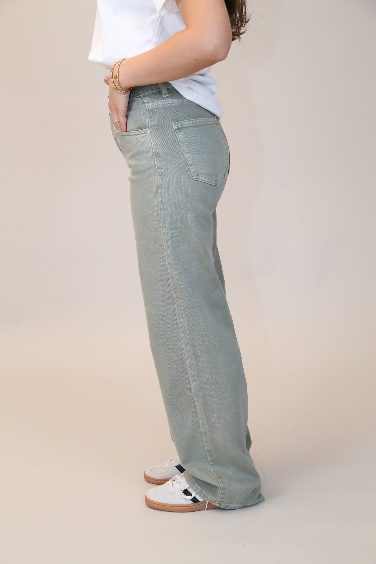Wide leg Salbei