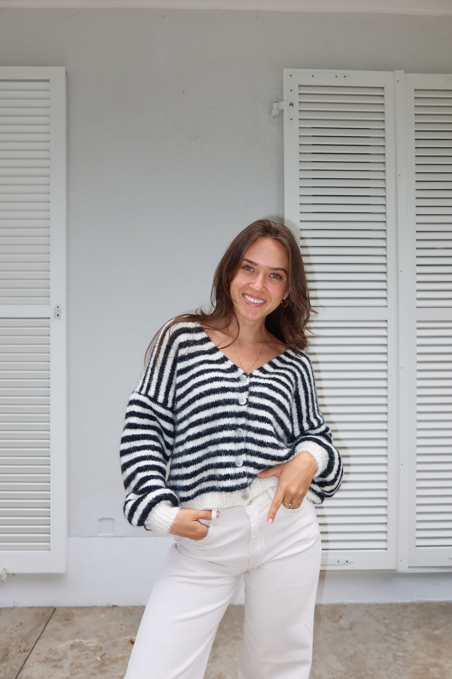 Cardigan Stripe "Karla"