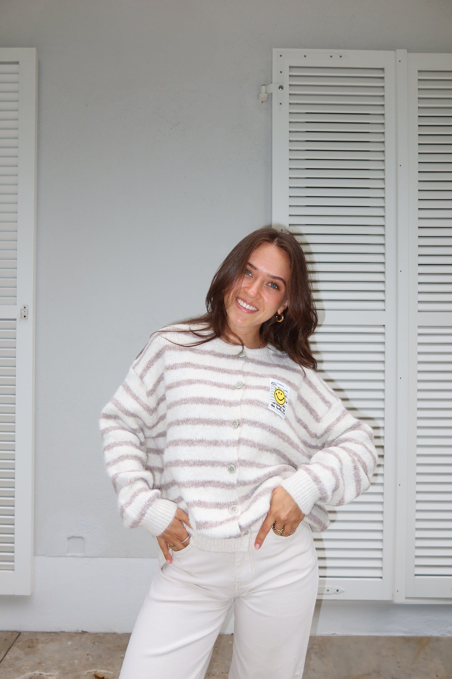 Cardigan Stripe "Smilla"
