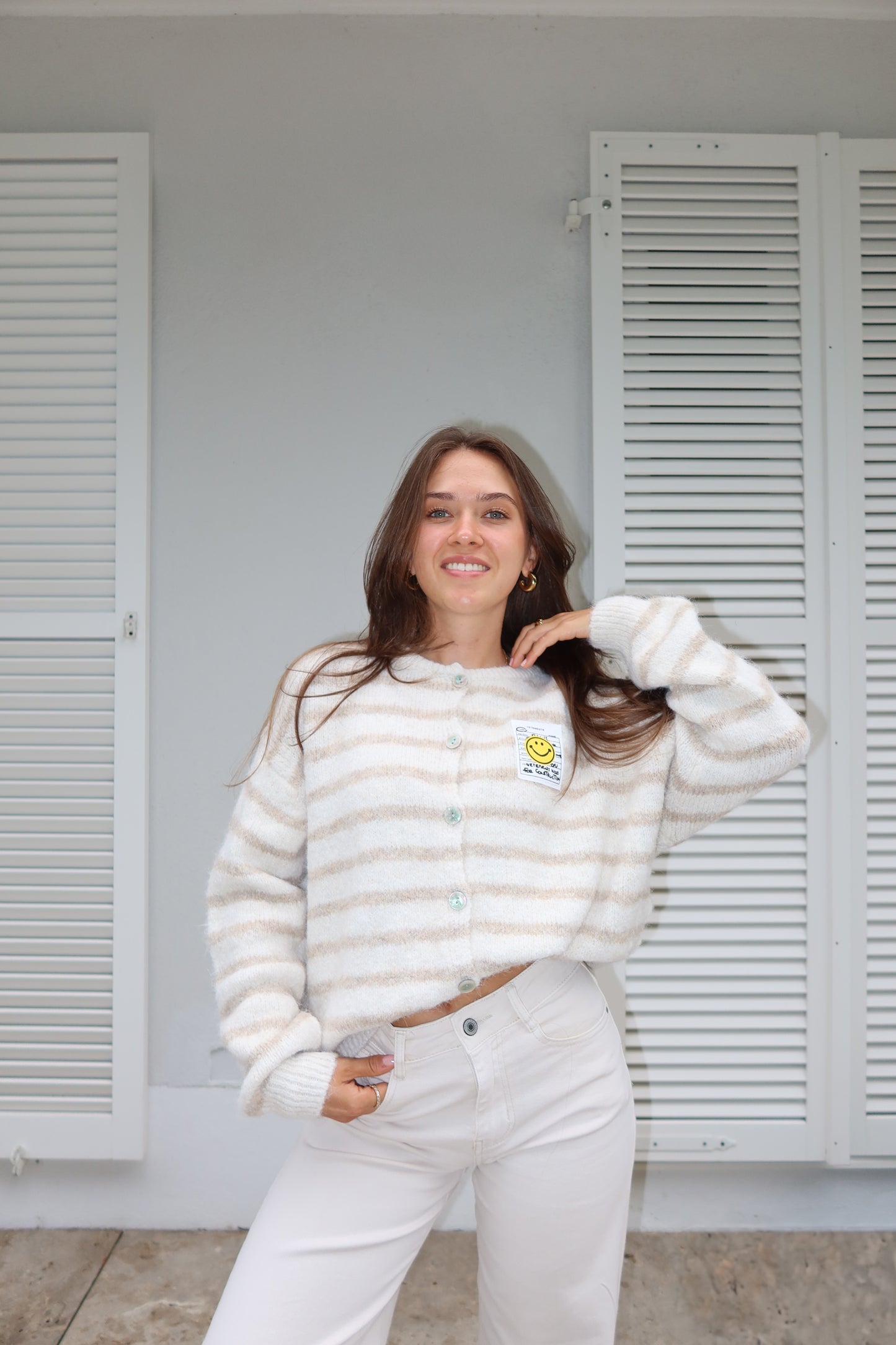 Cardigan Stripe "Smilla"