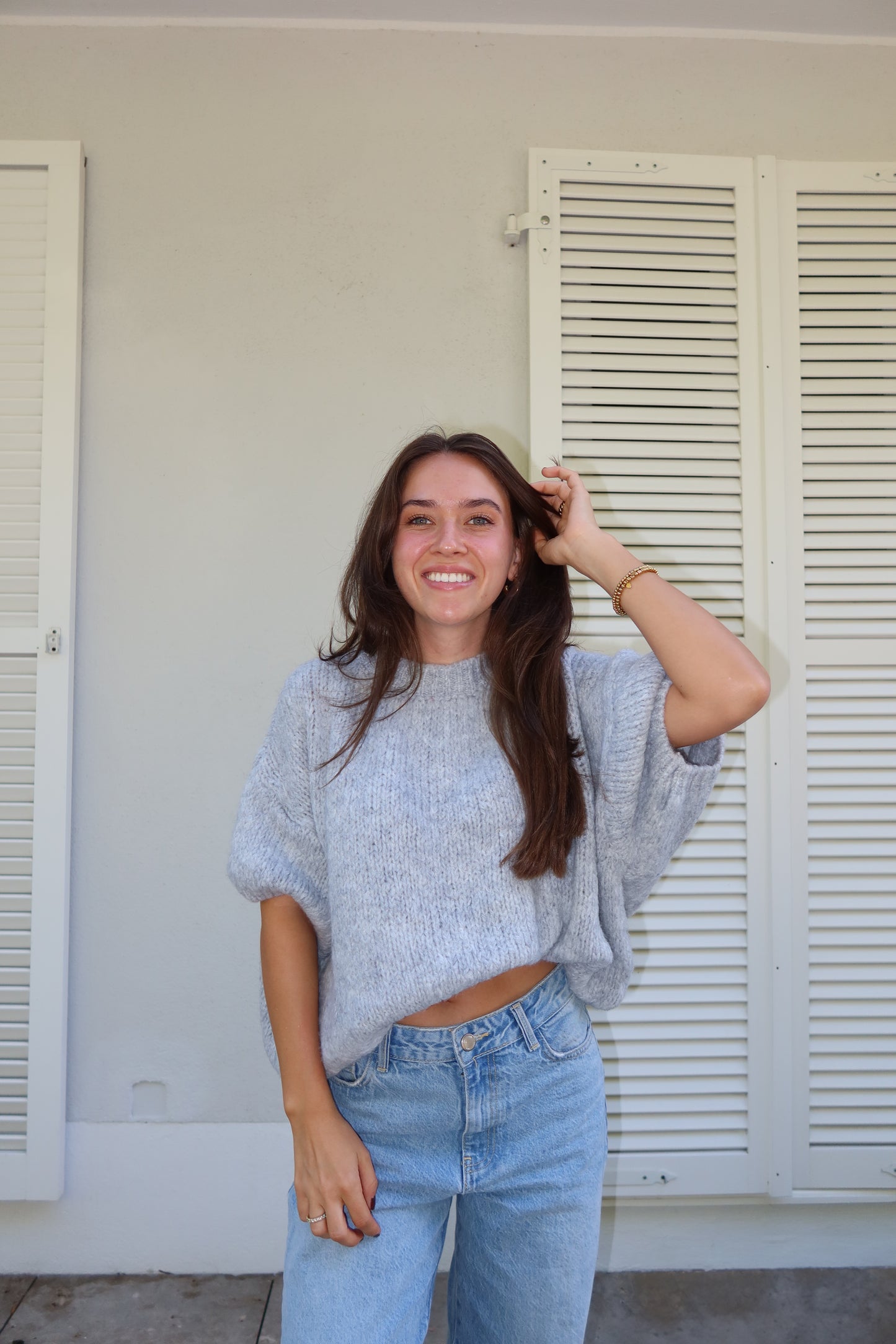 Kurzarm Pullover "NylaLII"