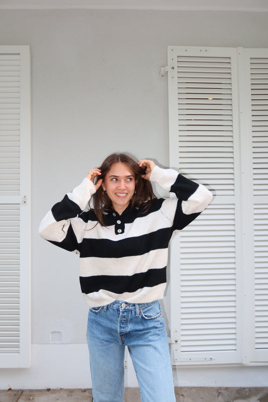 Langarm Strick-Polo "ElodieLII"