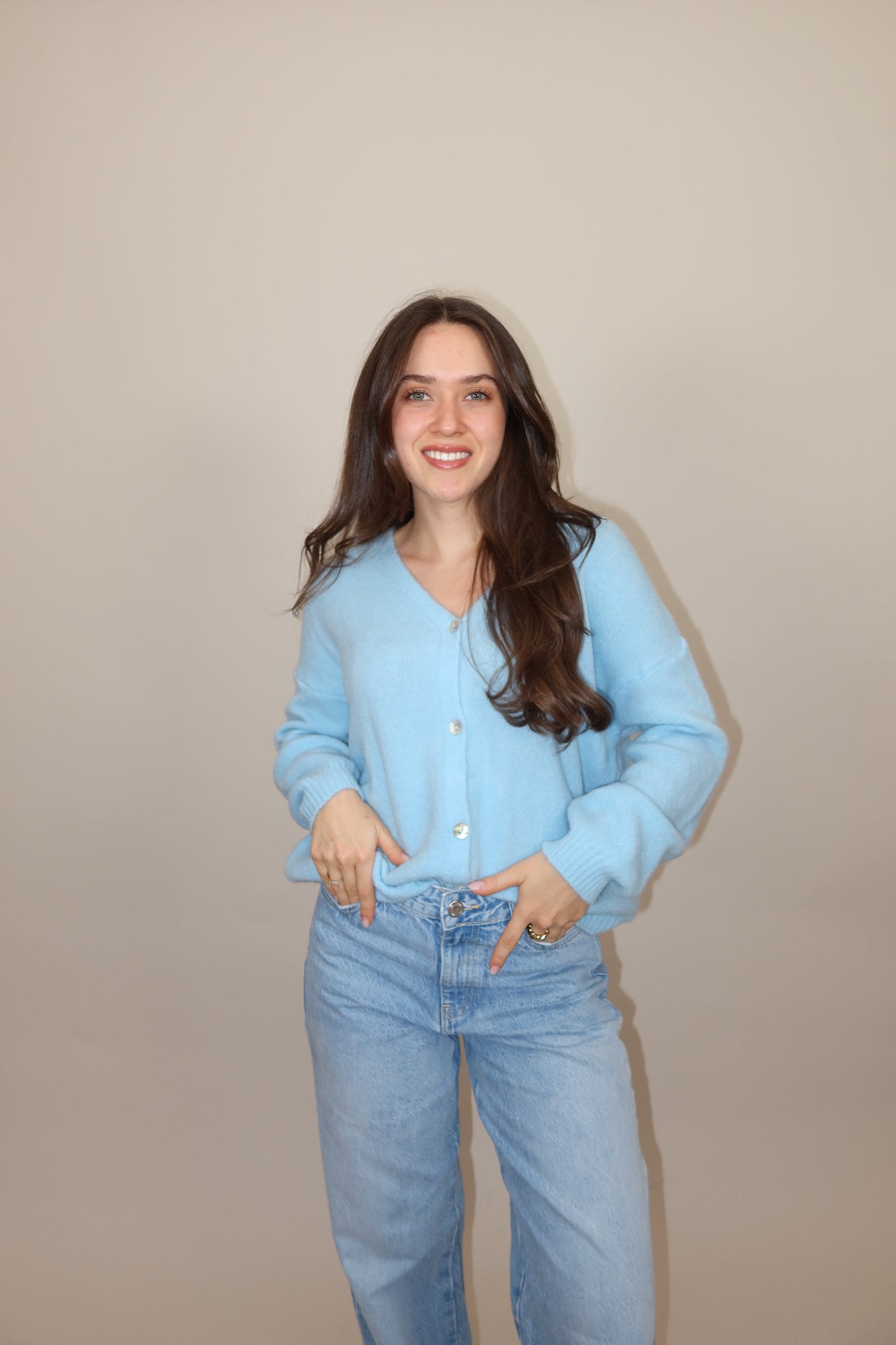 Cardigan Soft Spring • Hellblau