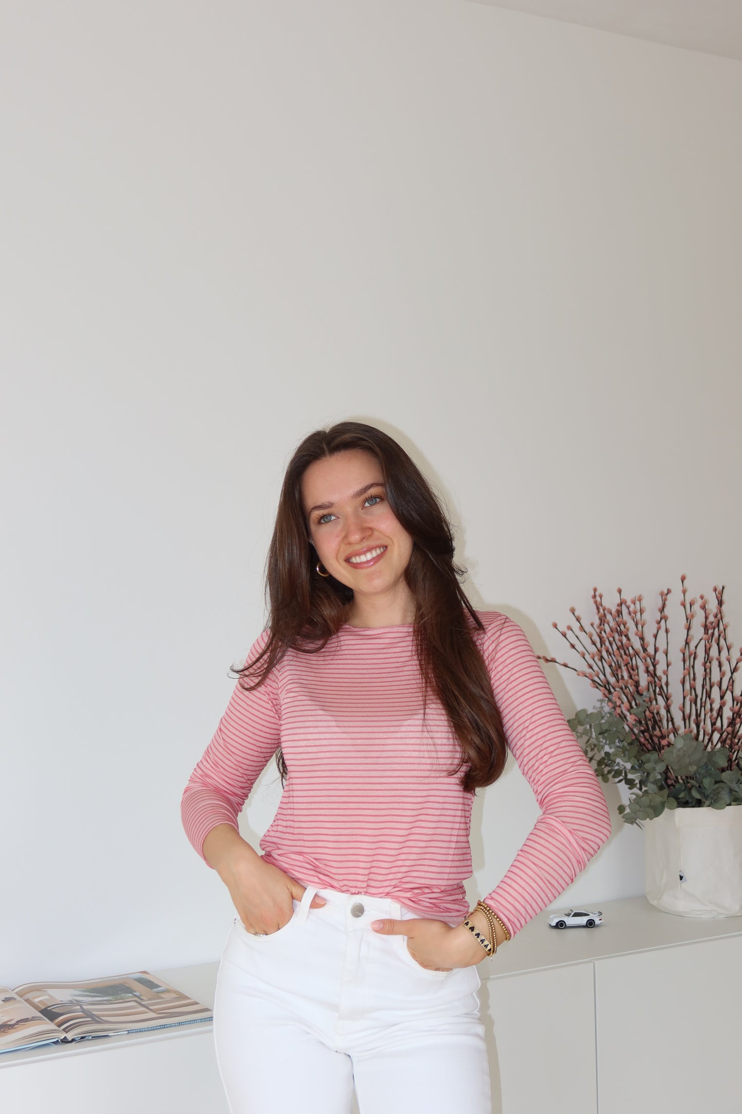 Striped Longsleeve - Pink