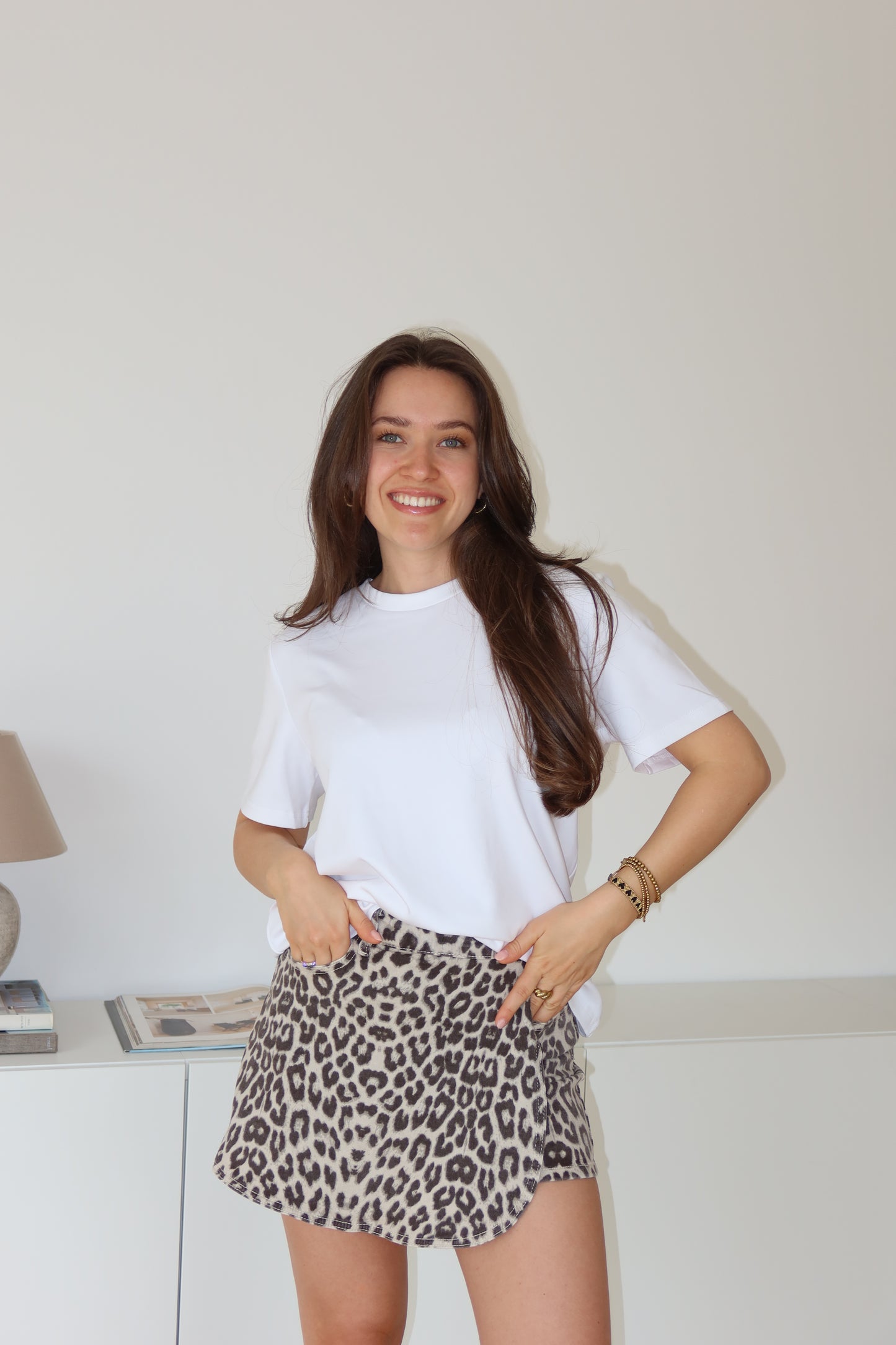 basic oversized t-shirt • White