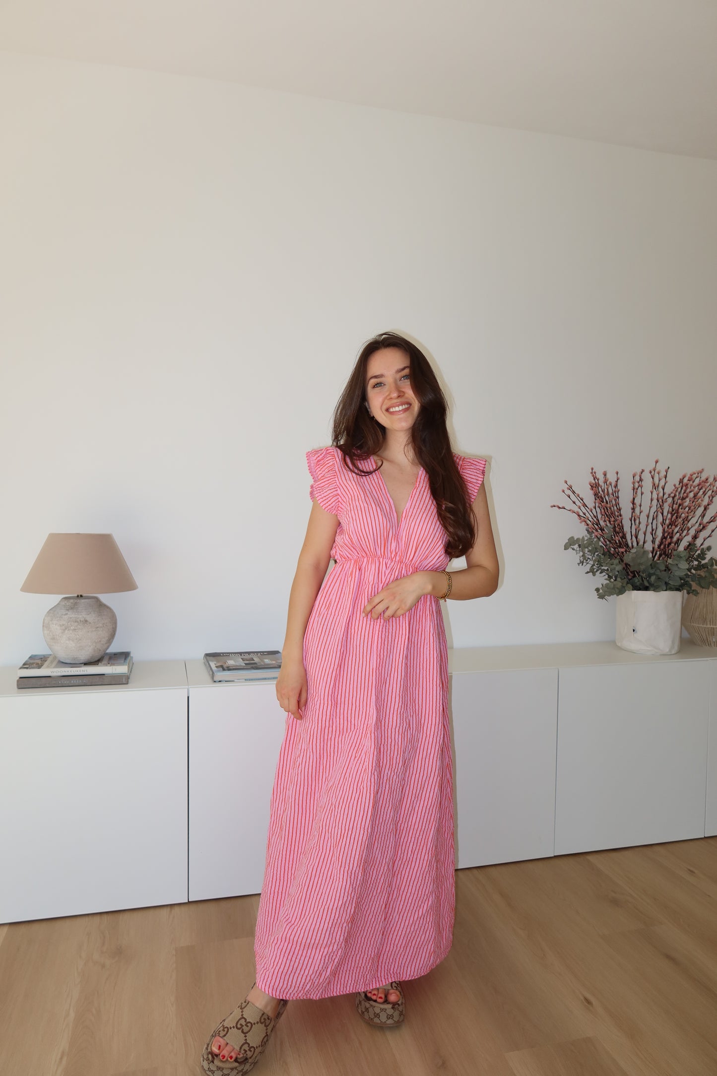 Musselin Maxikleid - Blossom