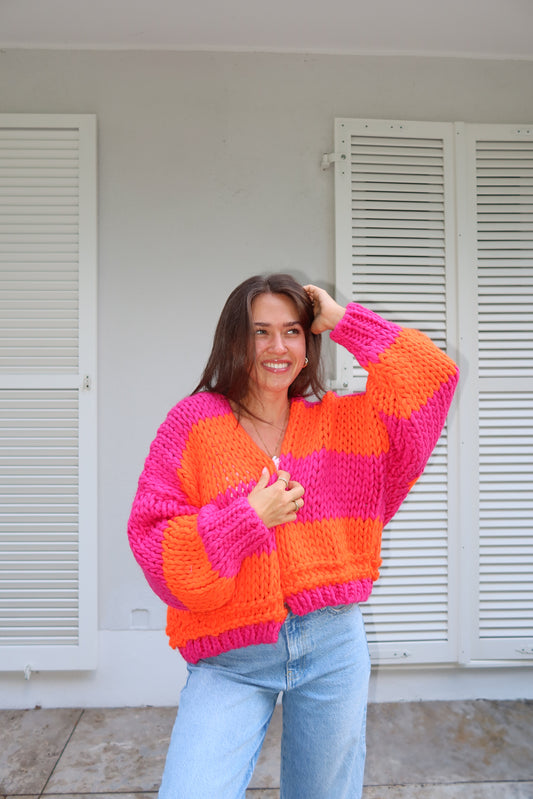Cardigan Stripe "Talia"