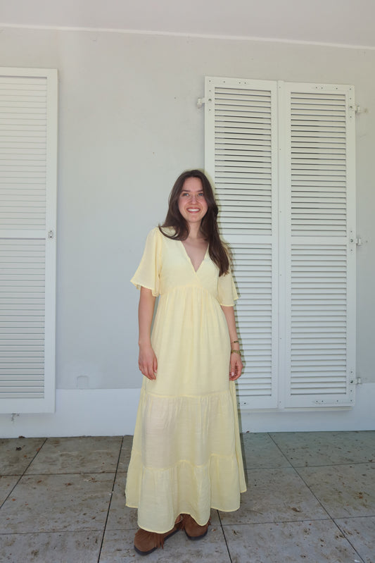 Maxikleid -yellow