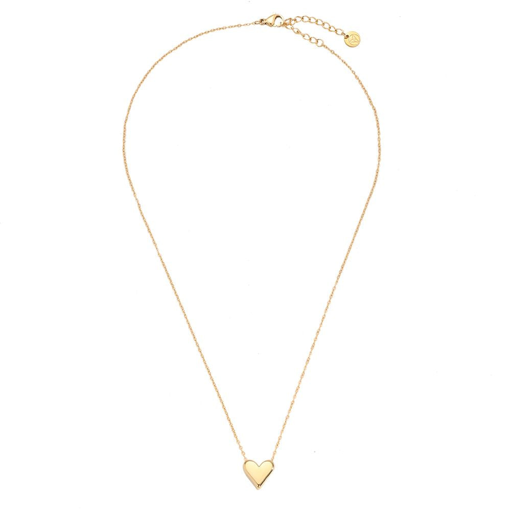 Simple Heart In Thin Chain Halskette