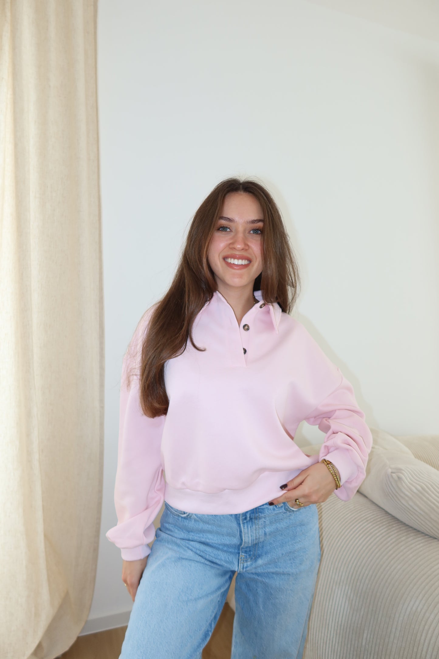 Polo Sweater  • Rosa
