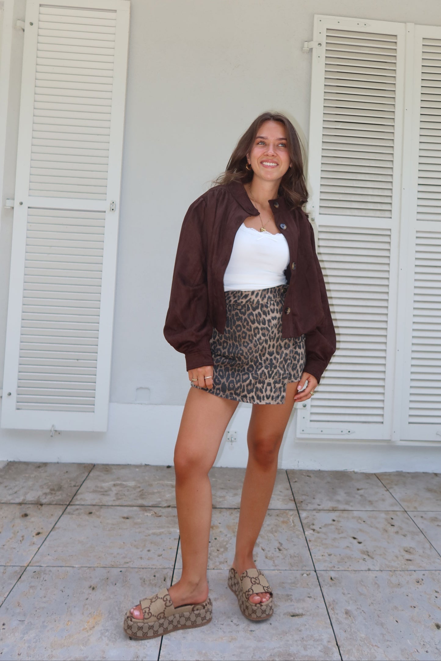 Wildleder Jacke "Miri"