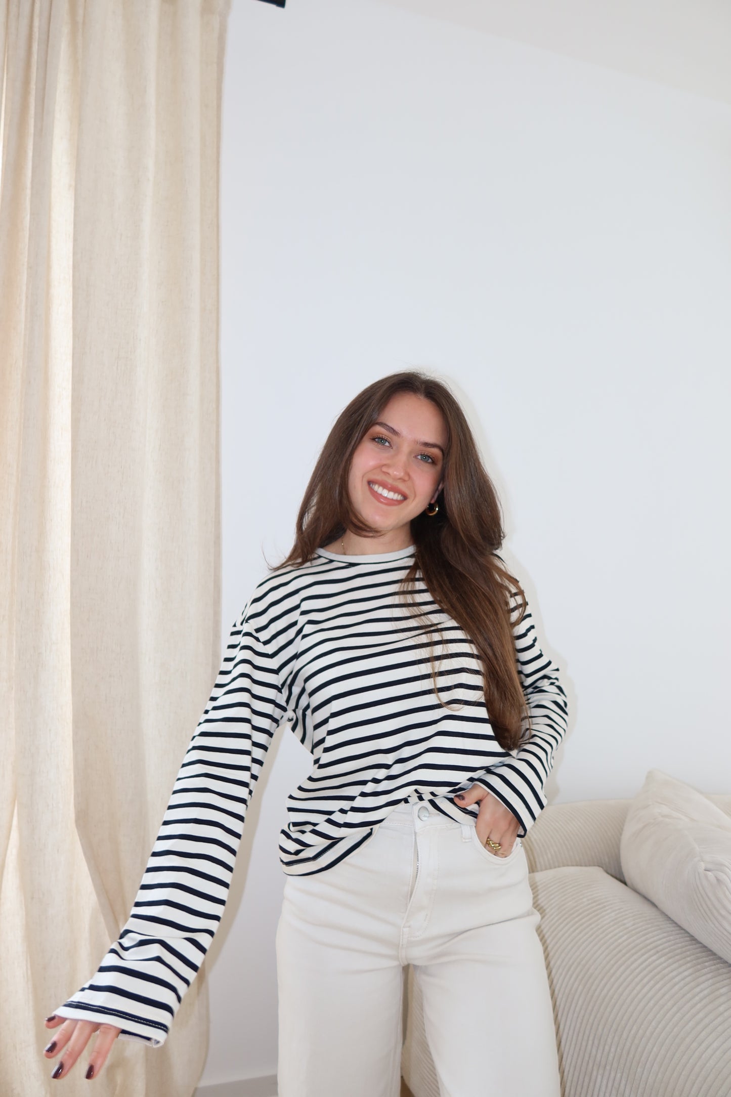 Stripe longsleeve • Black