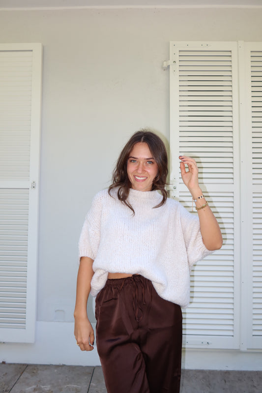 Kurzarm Pullover "Nyla"
