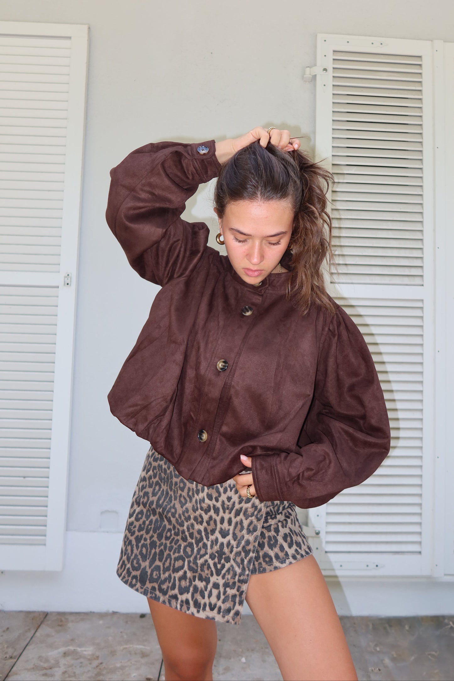 Wildleder Jacke "Miri"