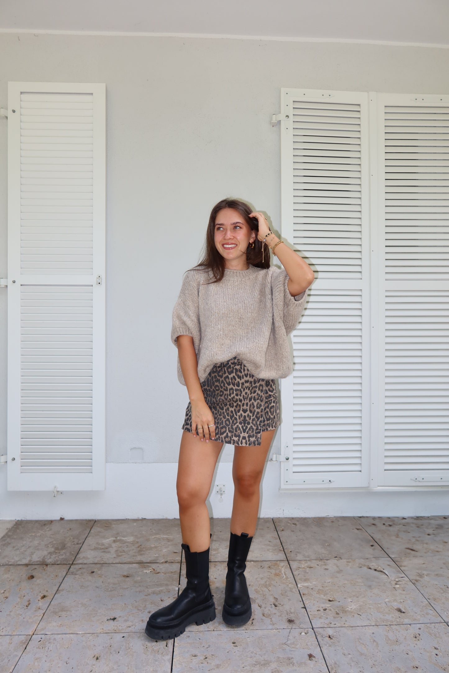 Kurzarm Pullover "NylaLII"