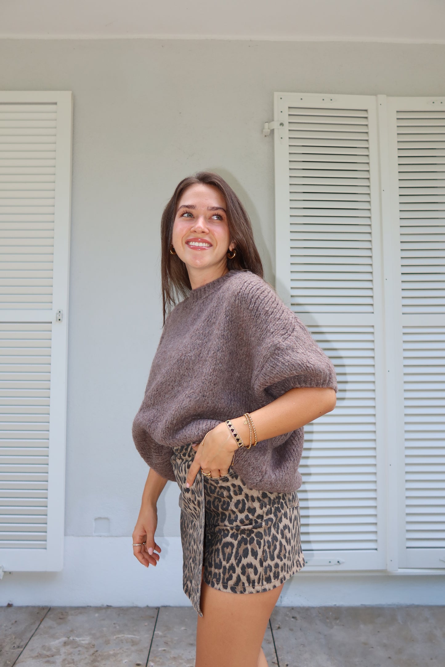 Kurzarm Pullover "NylaLII"