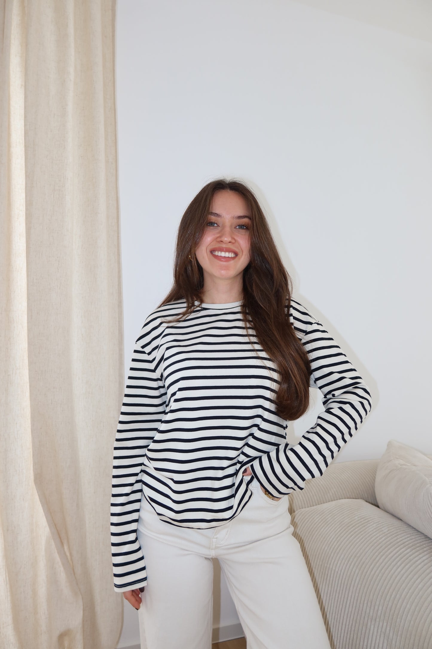 Stripe longsleeve • Black