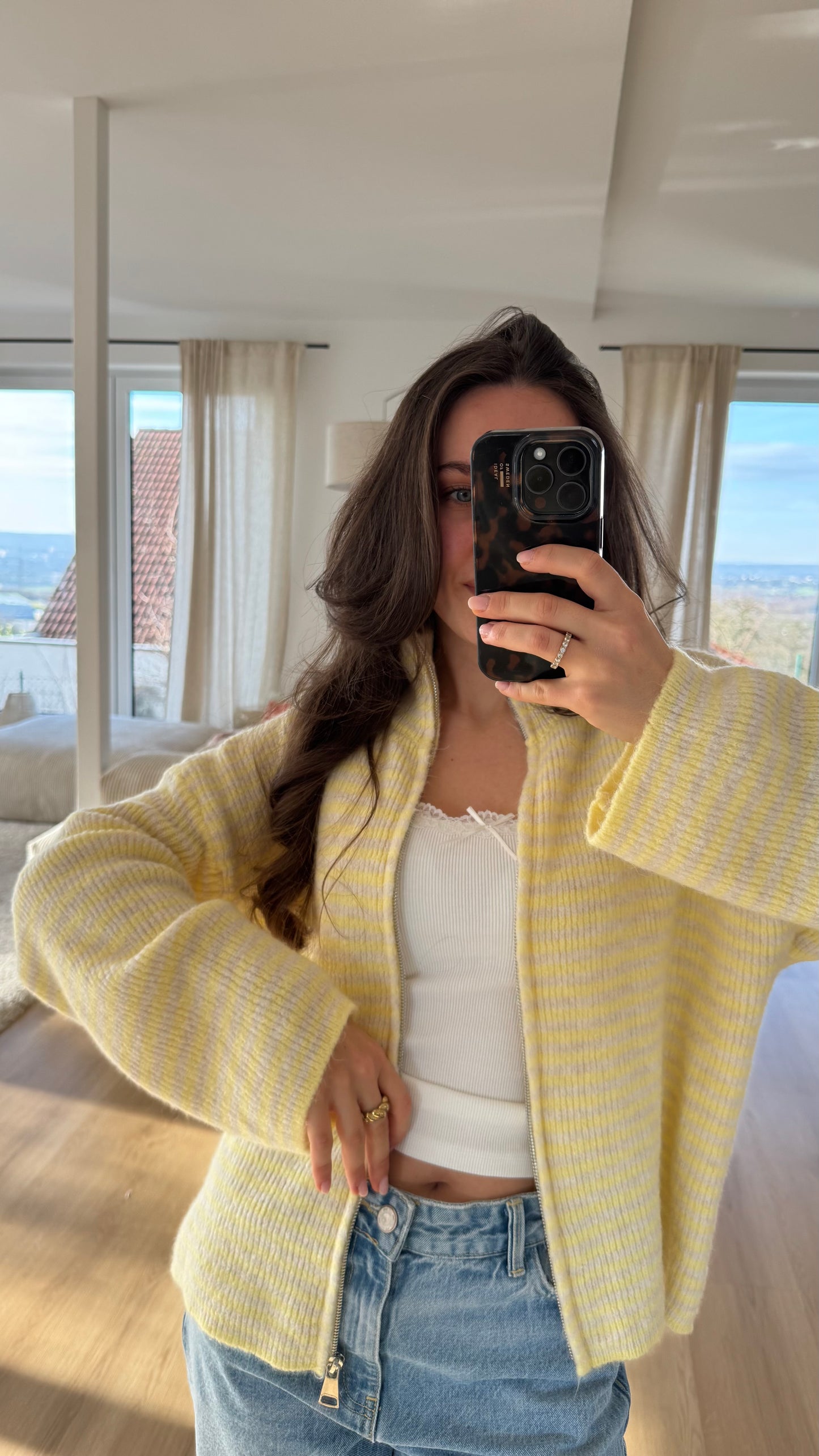 Zip-Cardigan • Lemon