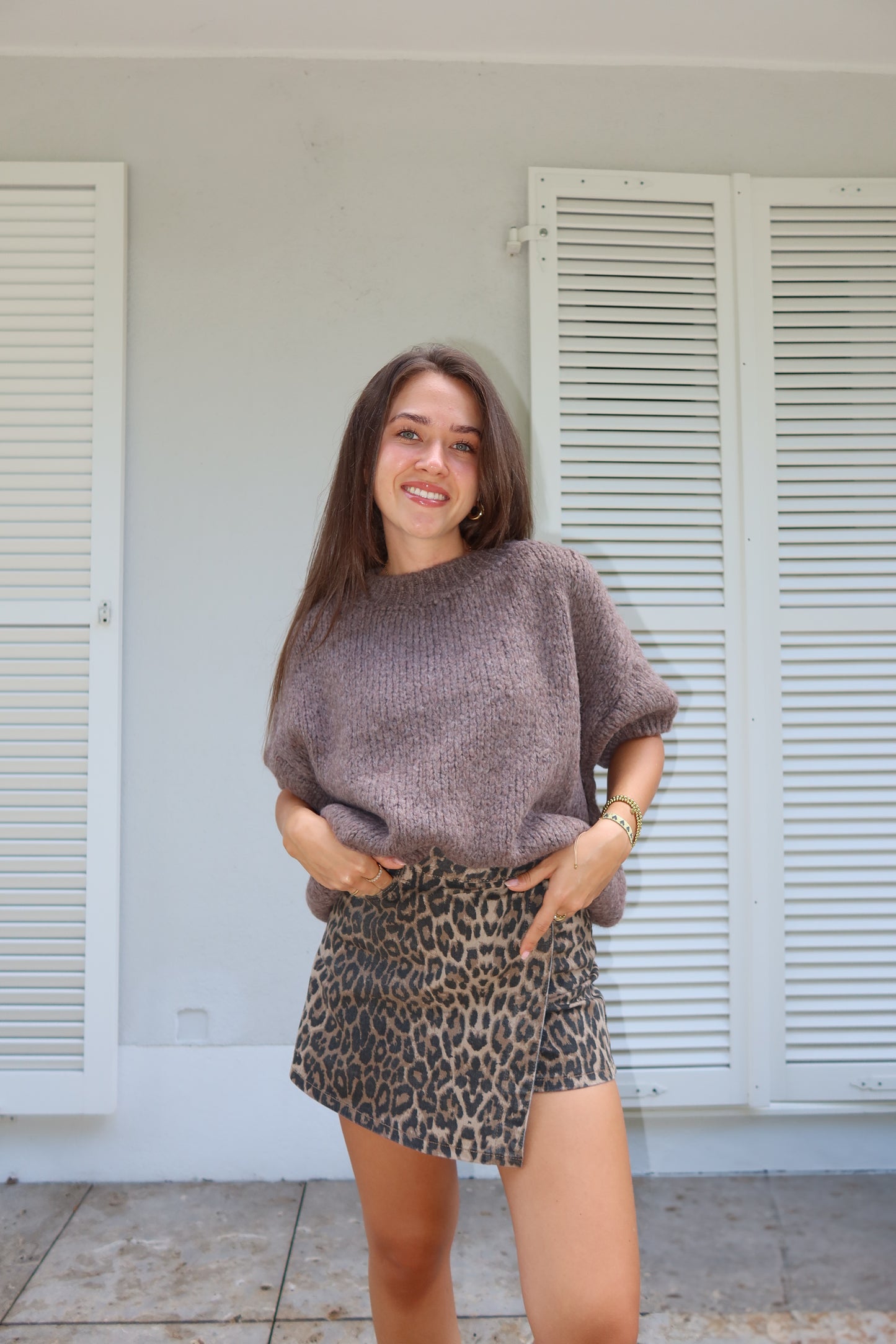 Kurzarm Pullover "NylaLII"