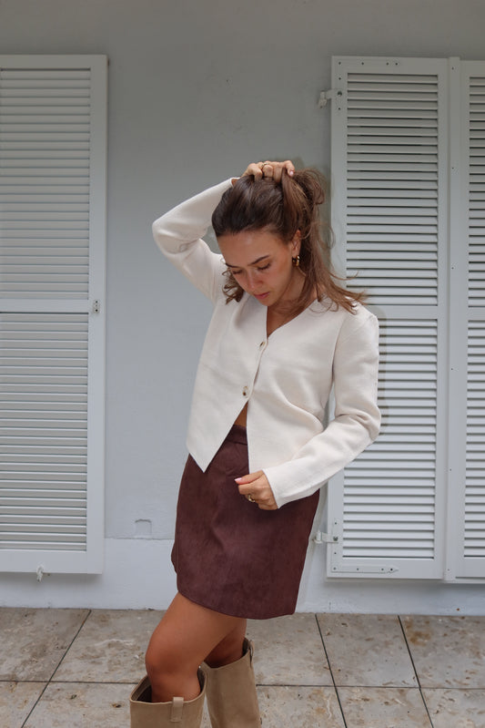 Cardigan blazer look "Cara"