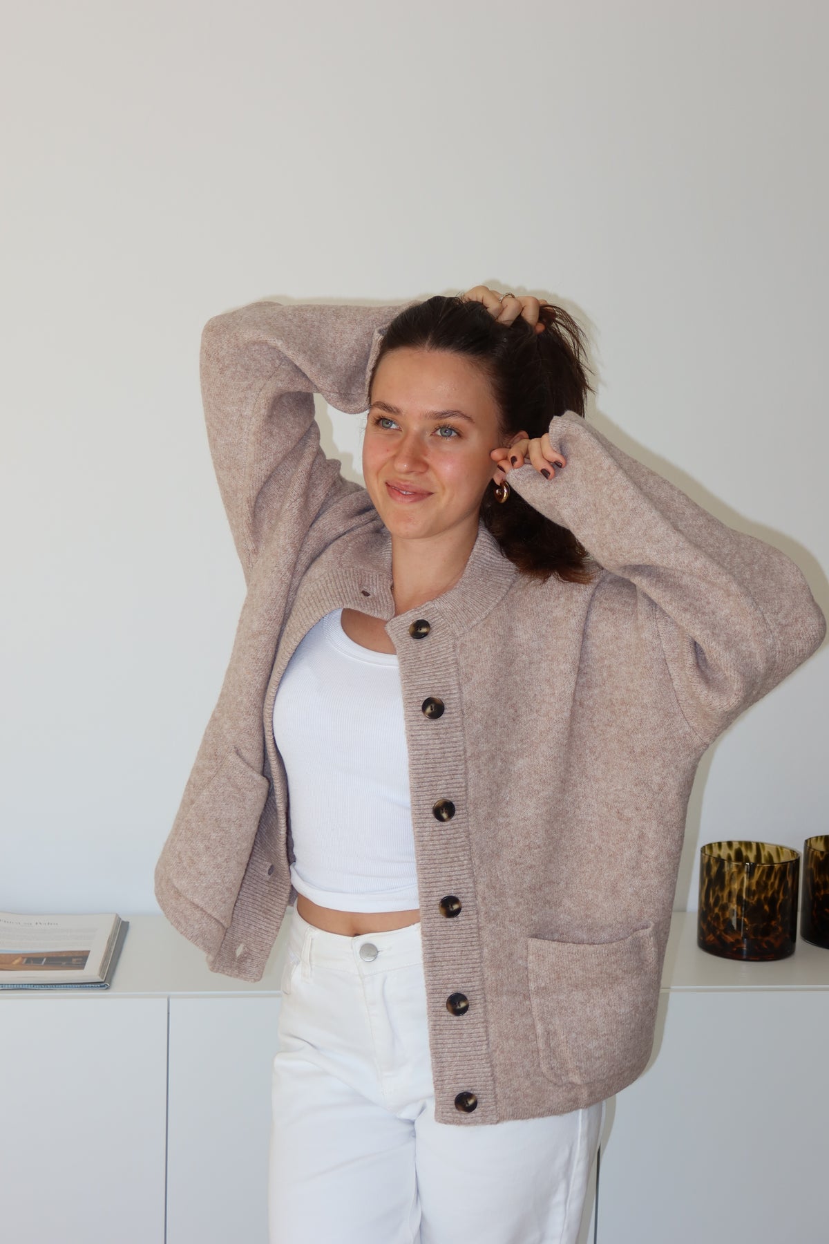 Cardigan • Taupe
