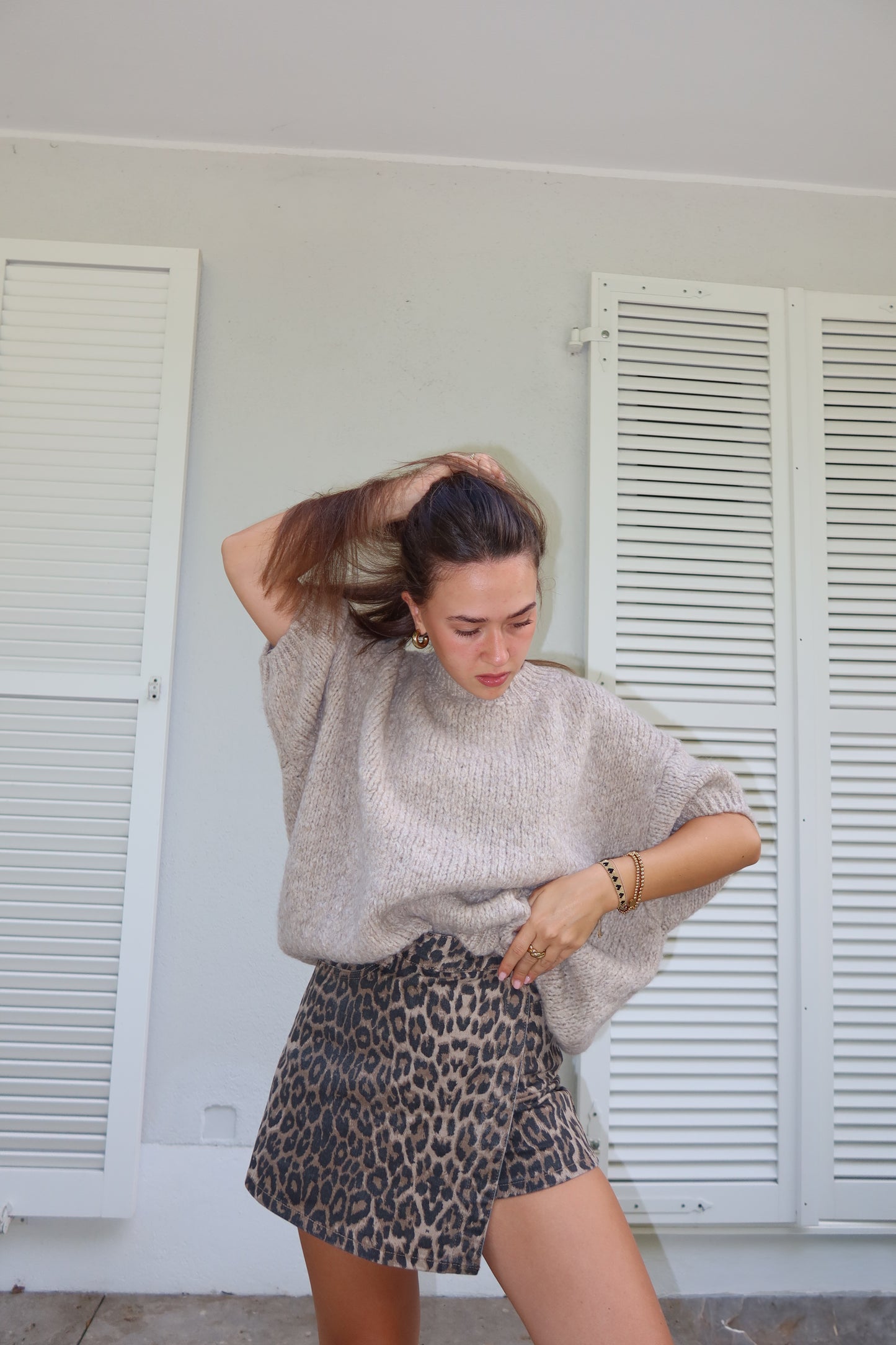 Kurzarm Pullover "NylaLII"