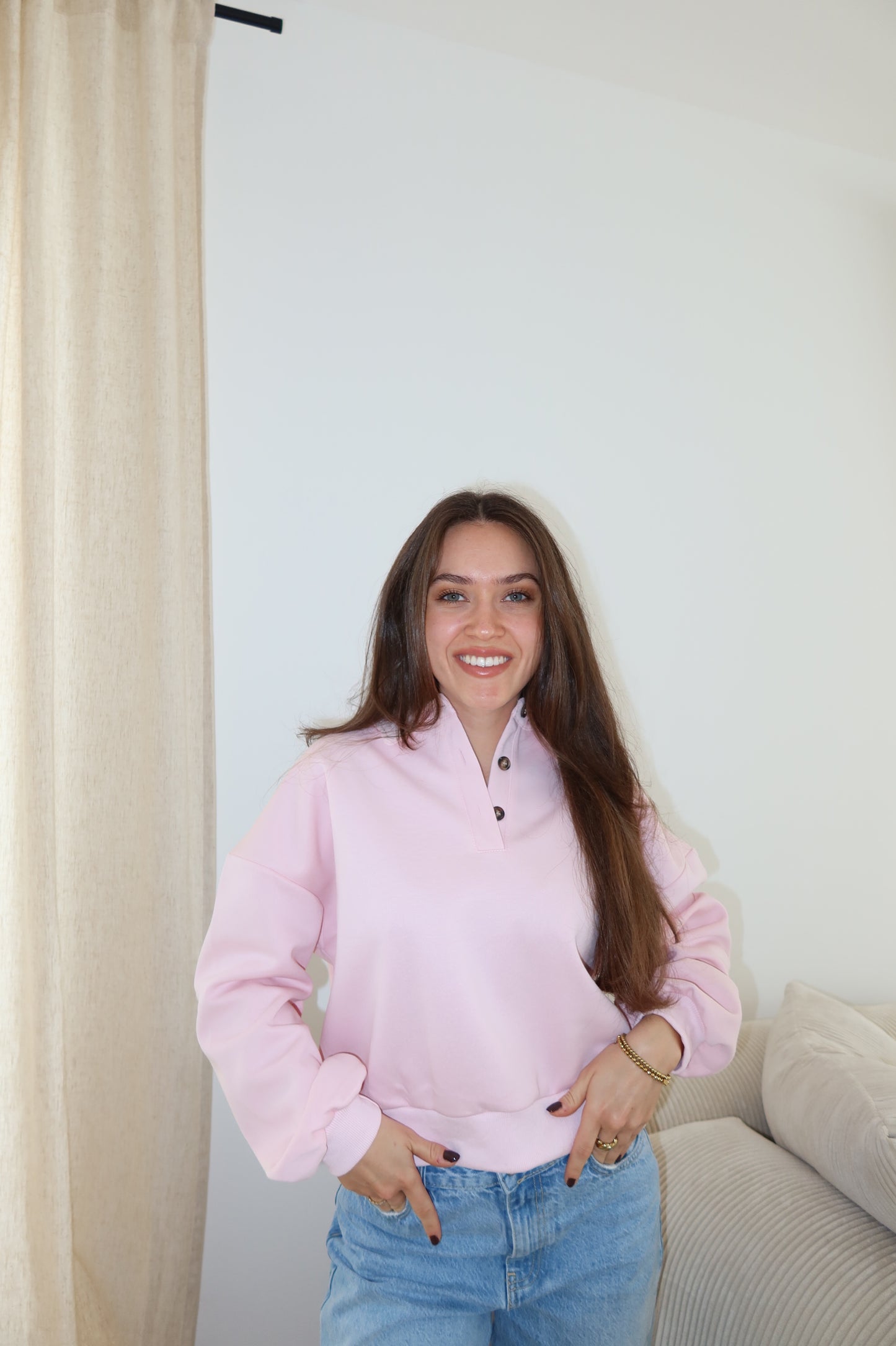 Polo Sweater  • Rosa