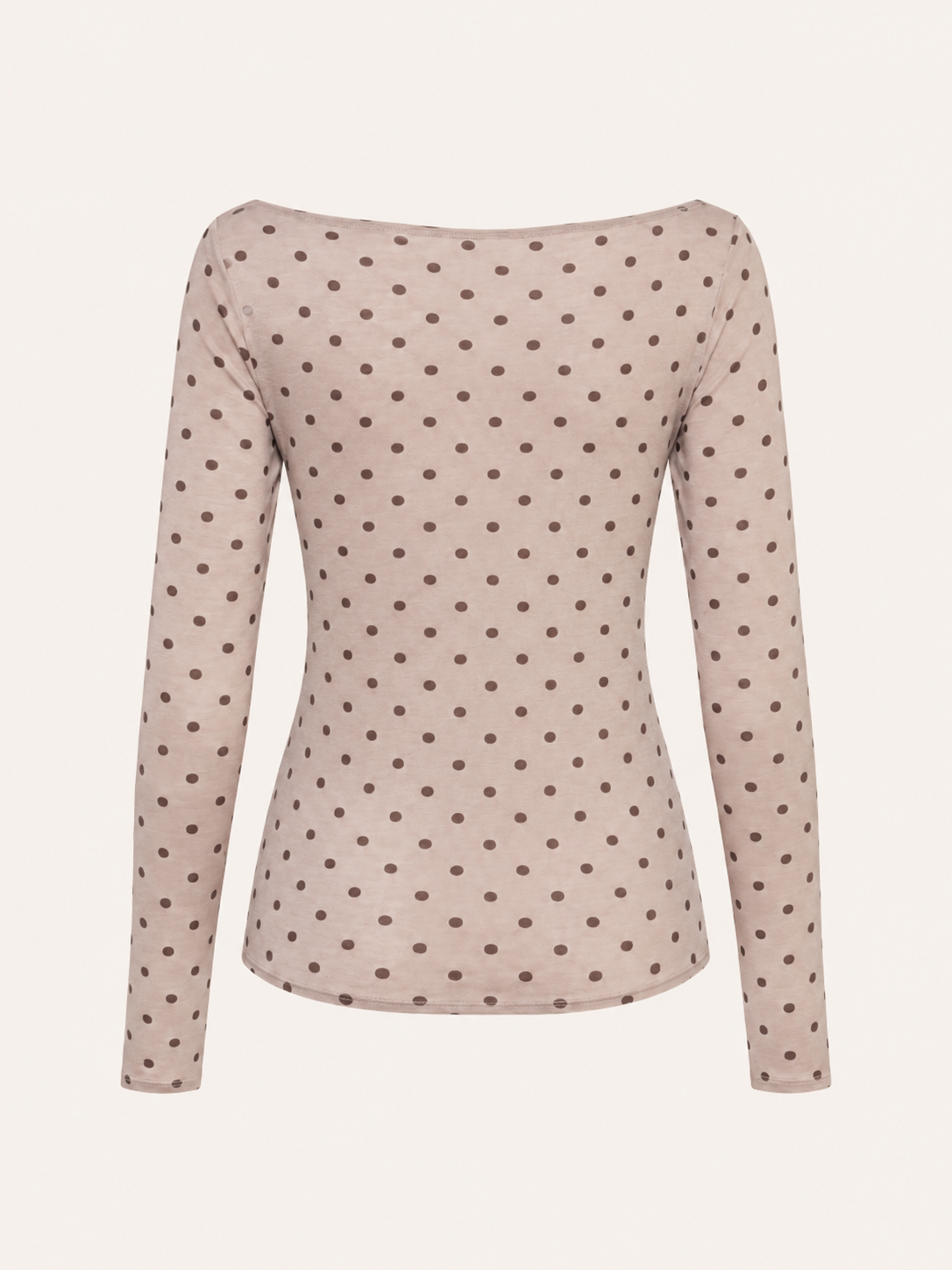 Dots Longsleeve - Taupe