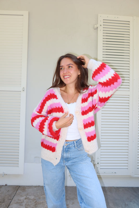 Cardigan Stripe "Niva"
