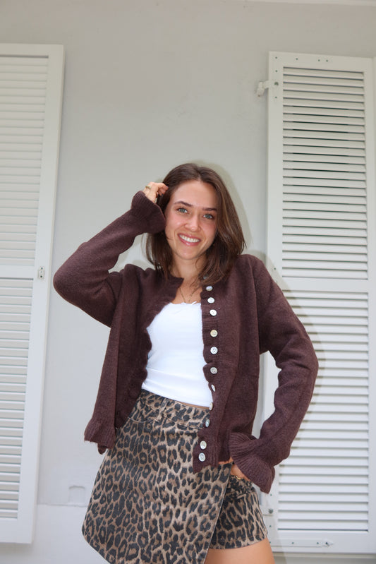 Rüschen Cardigan "Clara"