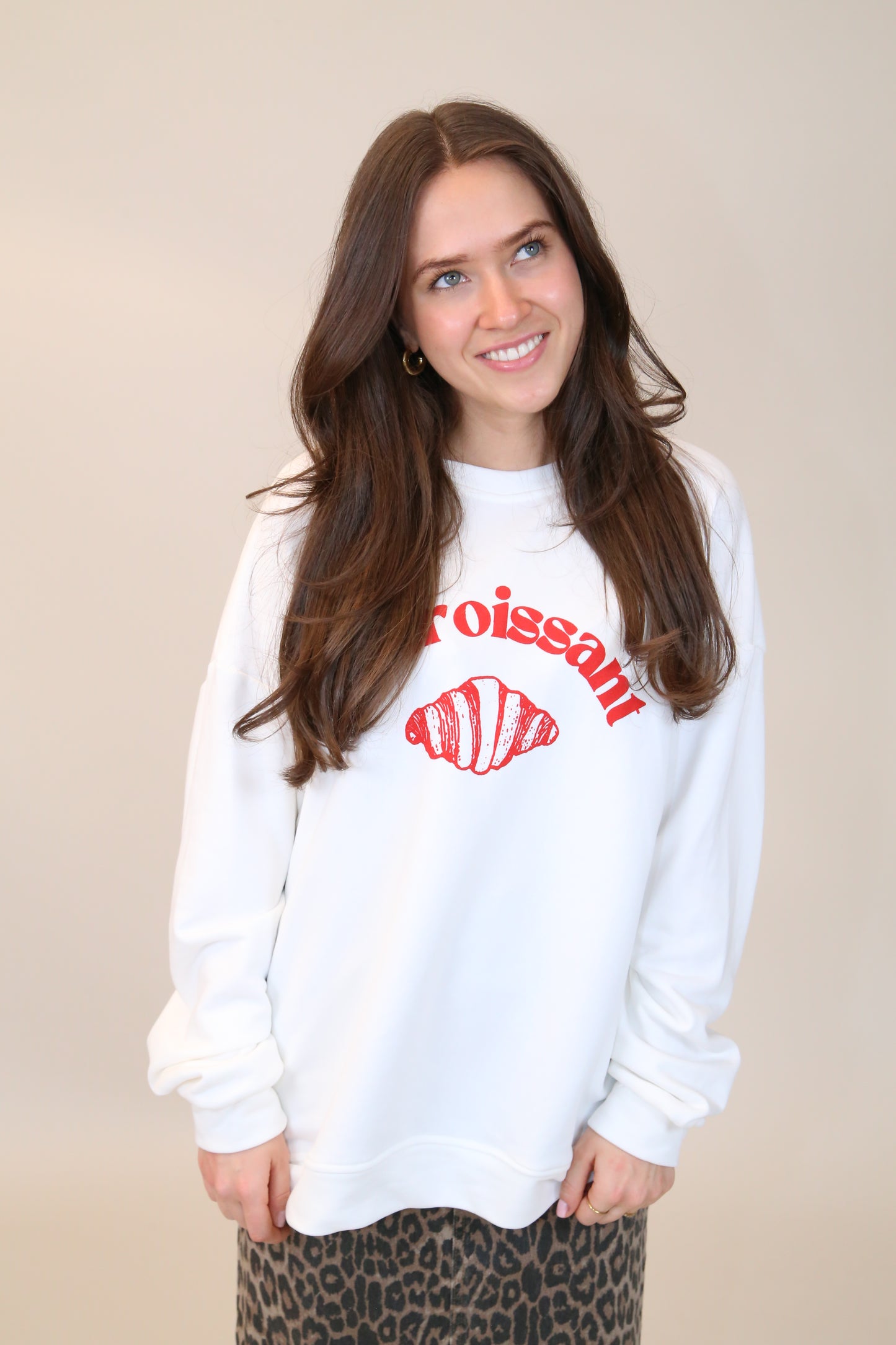 Second Chance Sweatshirt "Croissant" - vom Umtausch ausgeeschlossen -