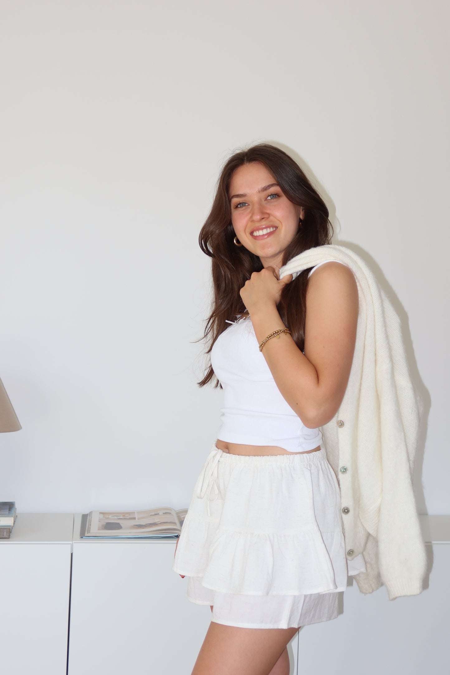 Cardigan Powder white