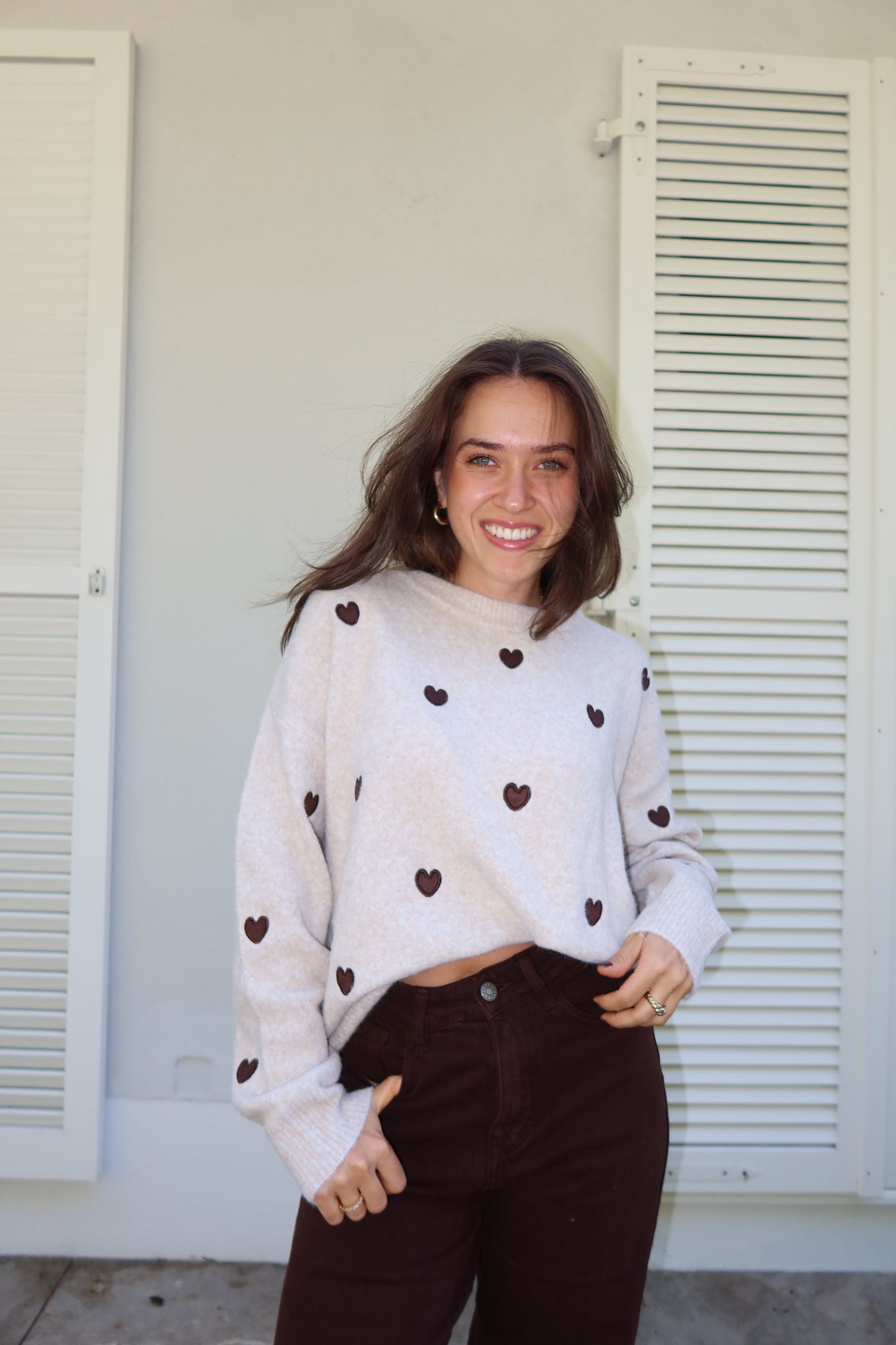 Pullover heart