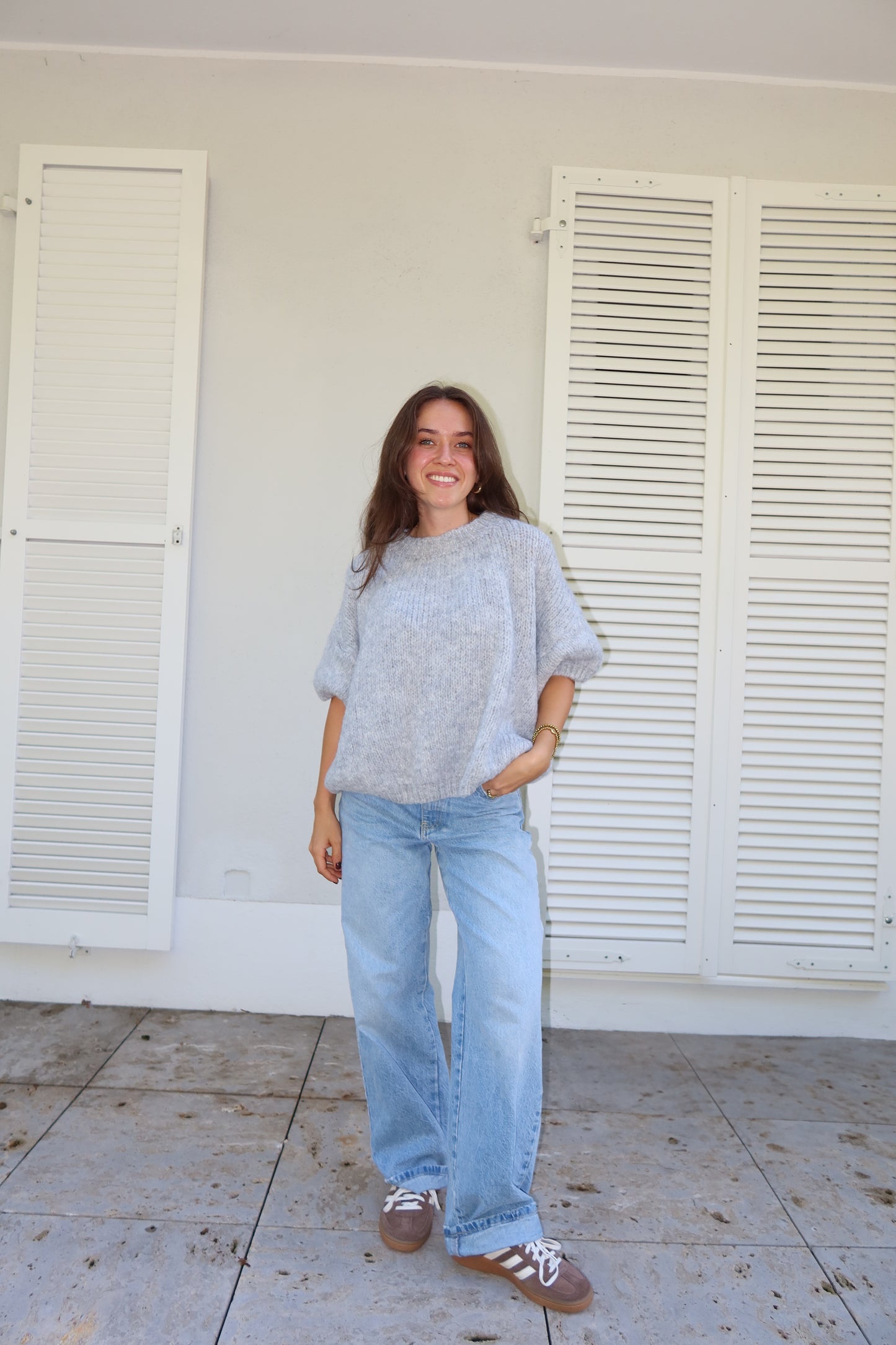 Kurzarm Pullover "NylaLII"