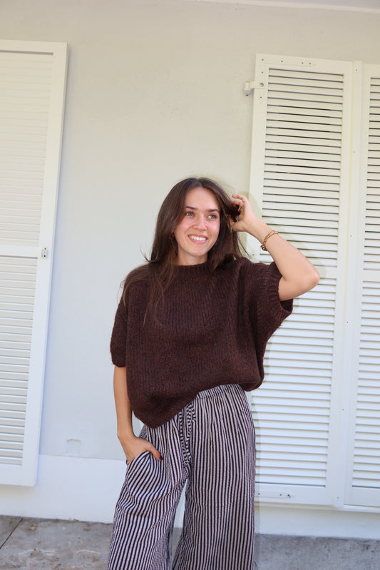 Kurzarm Pullover "Nyla"
