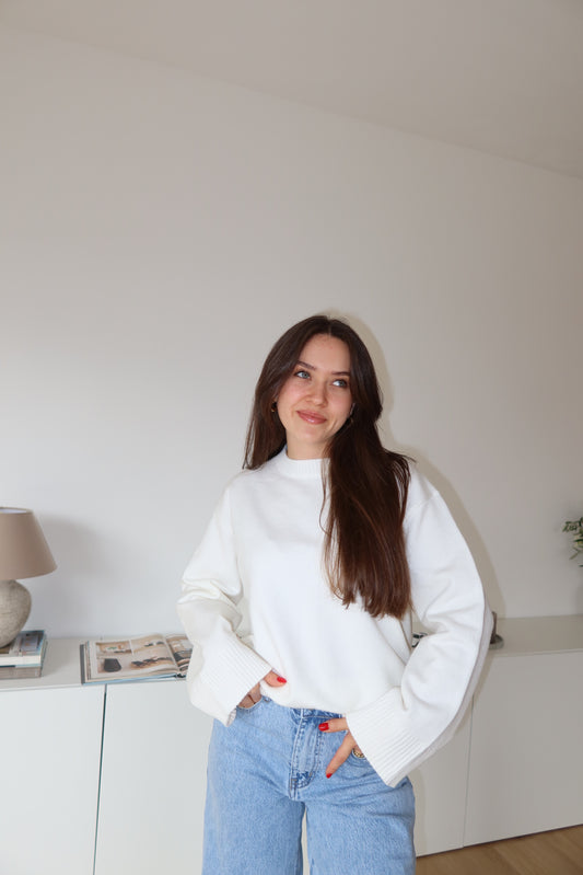 Pullover soft • White