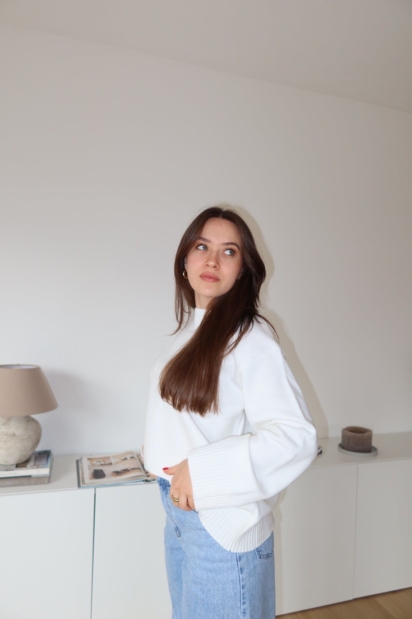 Pullover soft • White