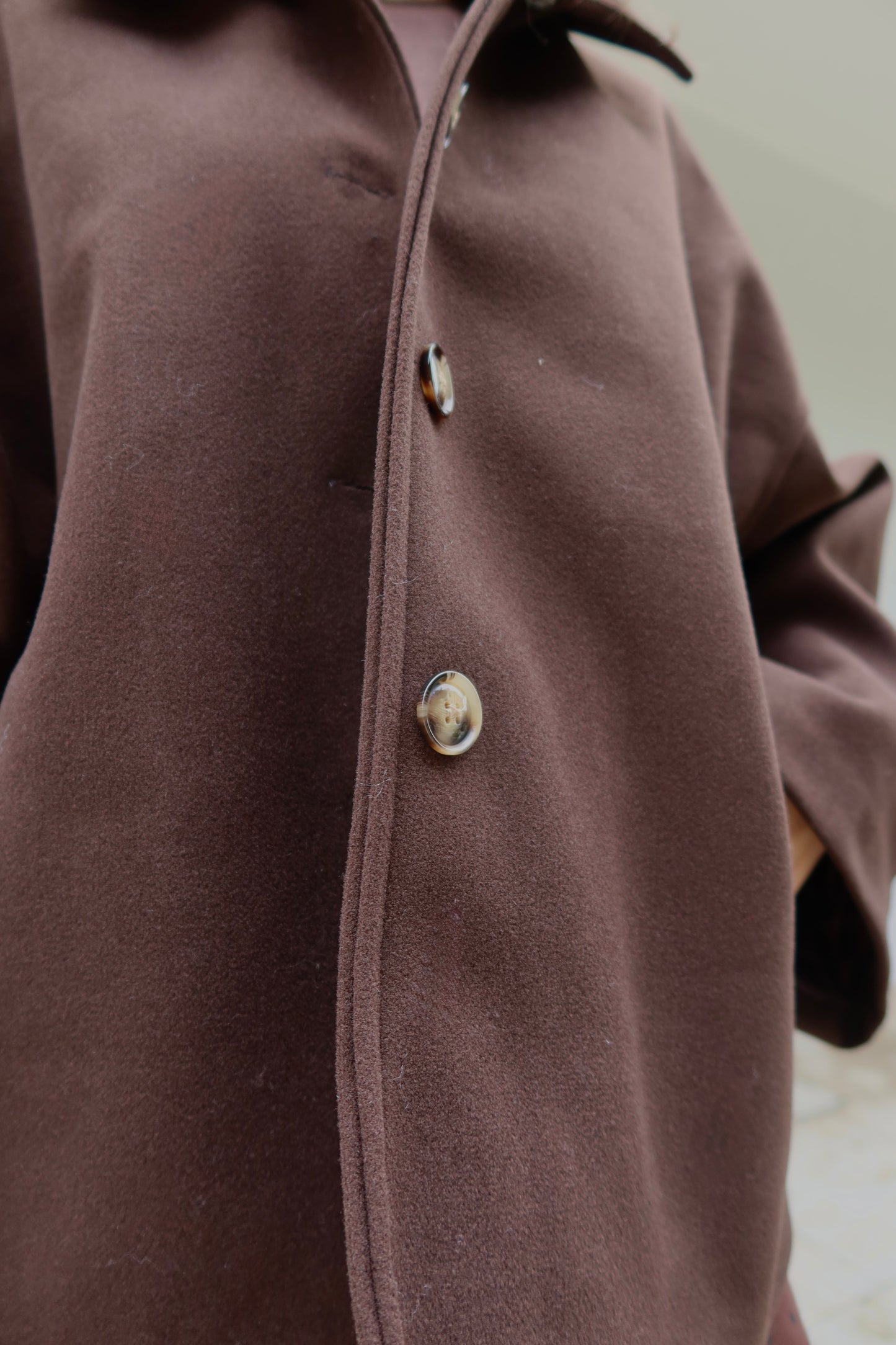 Oversize Coat chocolate
